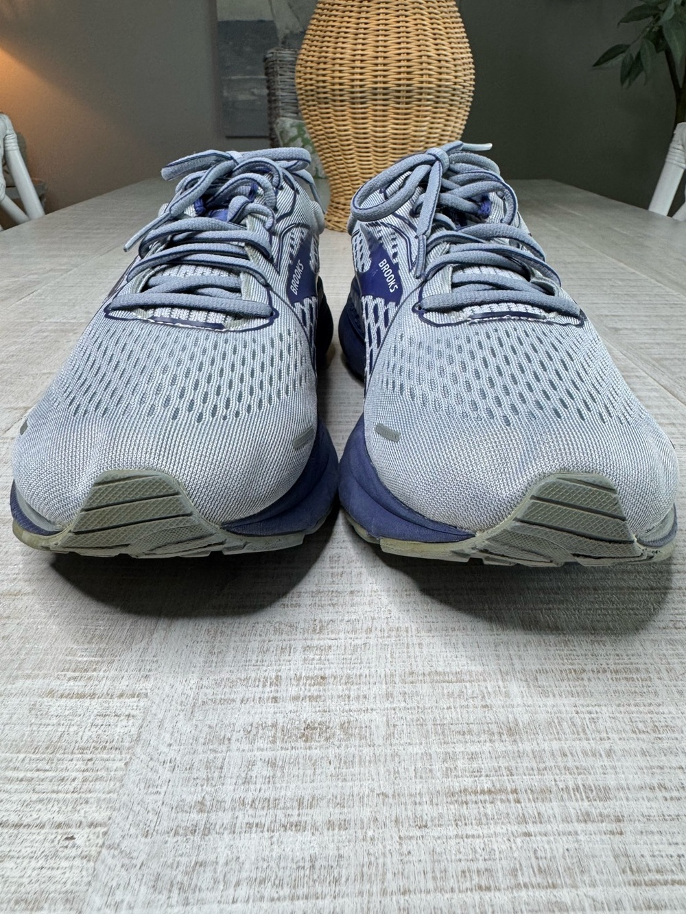 Brooks Glycerin GTS 19 Running Shoes Gray Blue Men's Size 11 - Picture 5 of 12